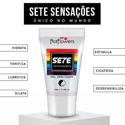 Gel Anestésico Deslizante Sete Sensações 25 gr