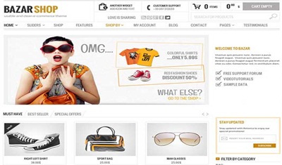 Bazar Shop Multi Purpose Tema WordPress Para Loja Virtual