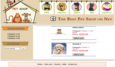 Loja Virtual Para Pet Shop Script PHP