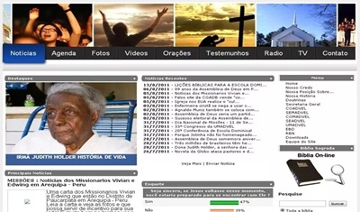 Portal Igreja Gospel Evangélico Administrável – Script Site