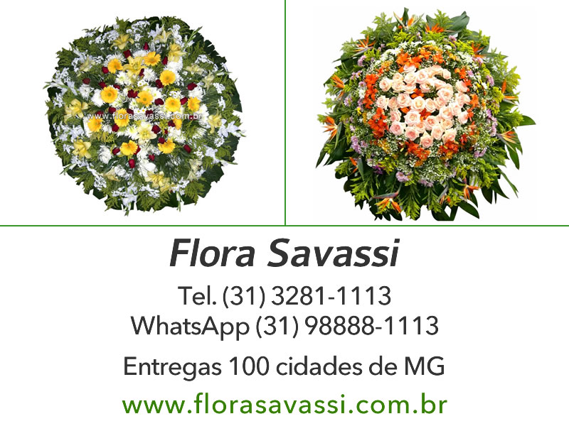 Congonhas MG, floricultura, coroa de flores, entrega coroas Congonhas, velório, cemitério Congonhas