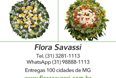 Belo Horizonte, floricultura, coroa de flores, entrega coroas BH, velório BH, cemitério BH