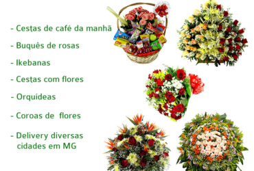 Floricultura Itaúna MG, entrega buquês, rosas, cestas café da manhã, coroa de flores