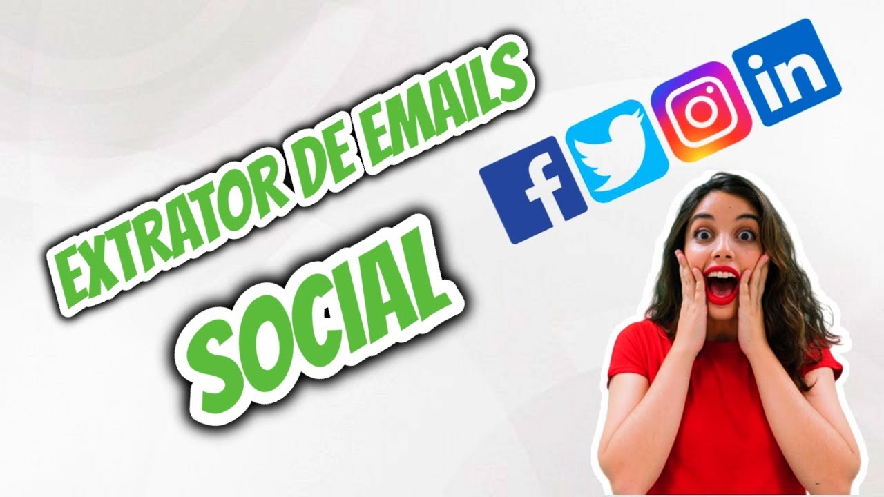 Extrator de Emails de Todas as Redes Sociais FaceBook, Twitter. Instagram e Outros